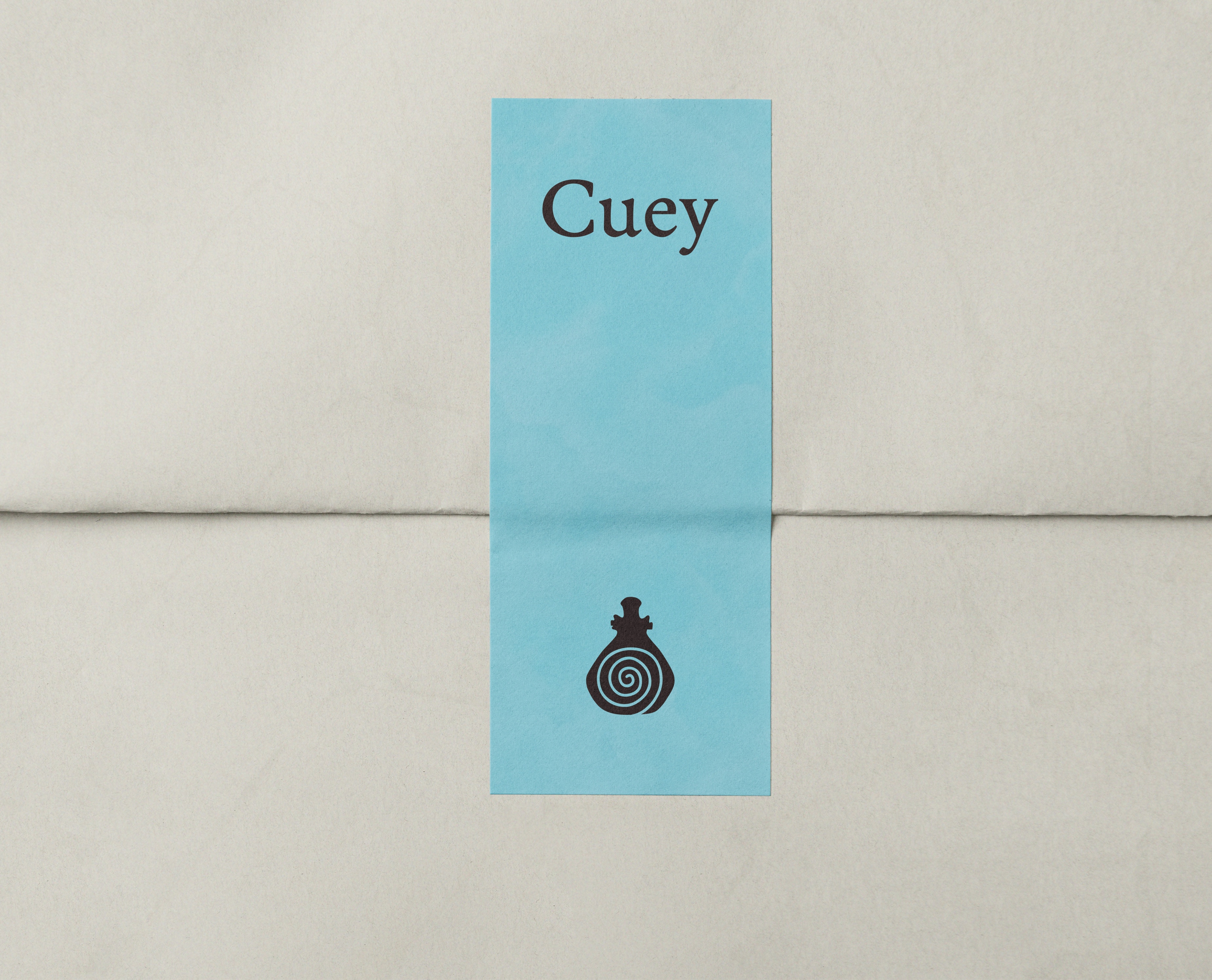 Cuey wrapping paper detail mockup