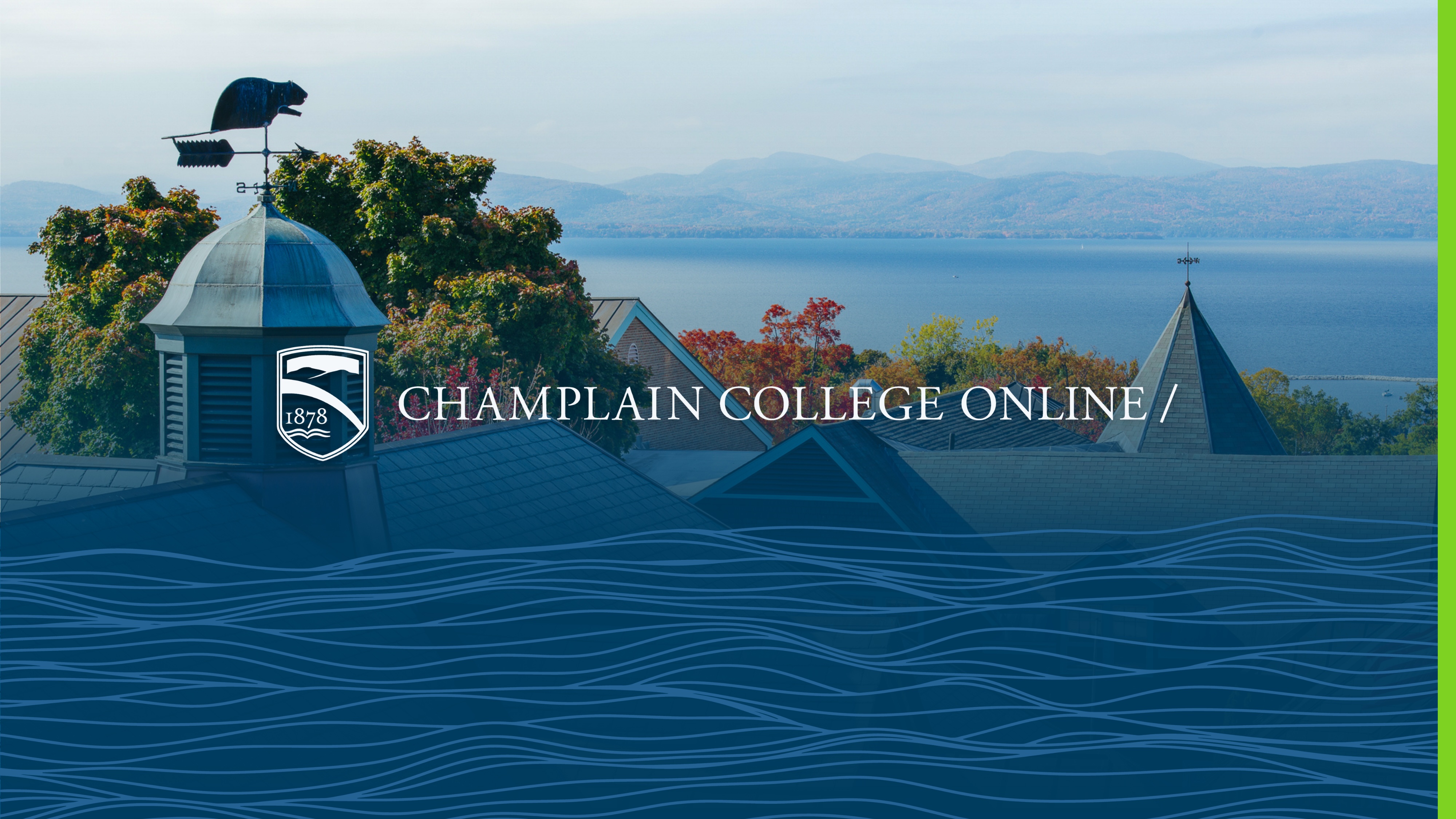 Champlain College Online case study cover
