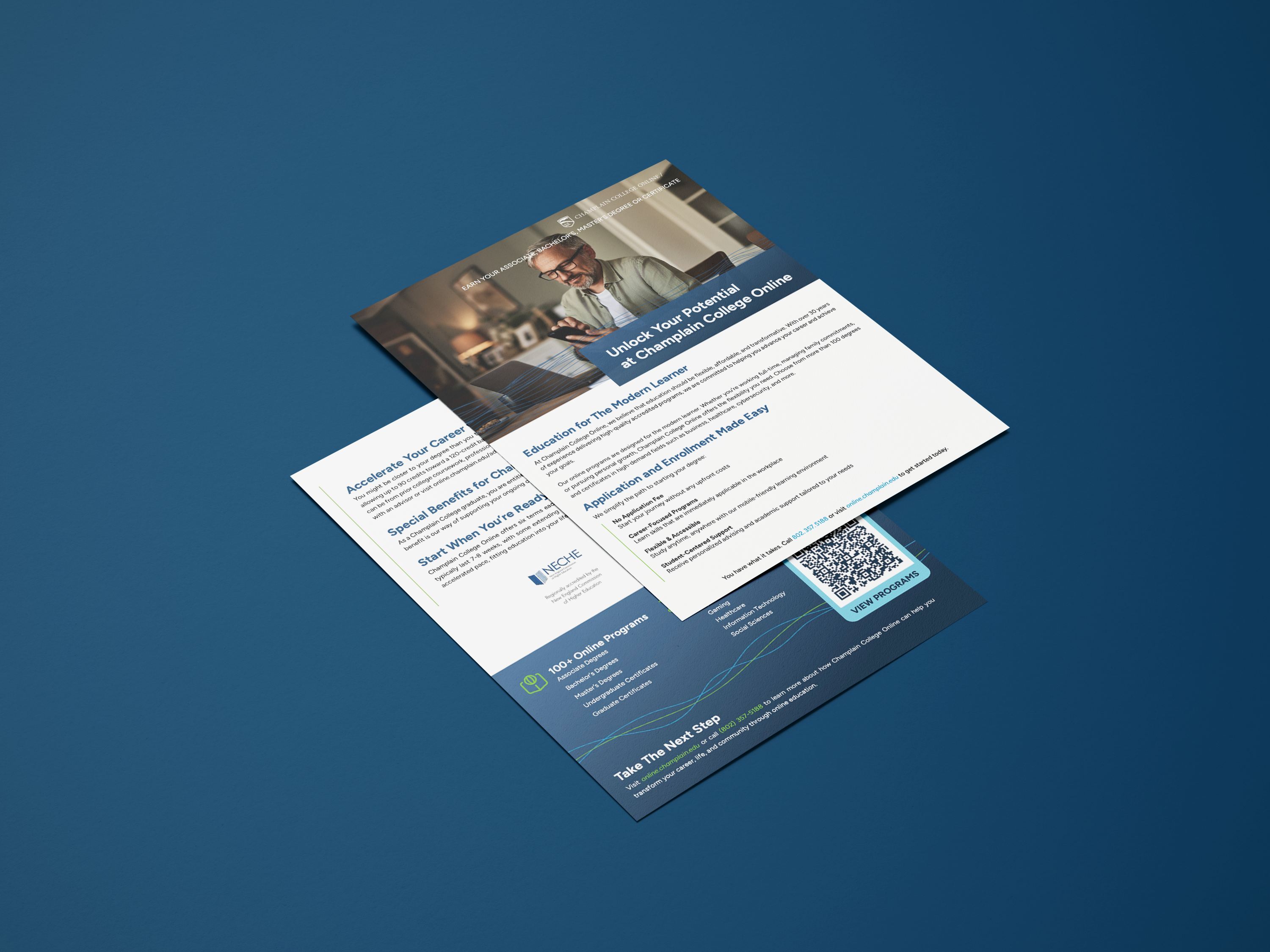 CCO double-sided flyer mockup
